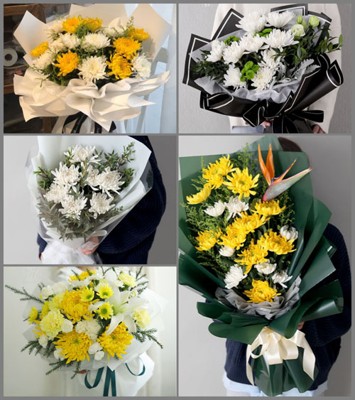 山东济宁邹城市北宿镇羊厂村白事花束代送